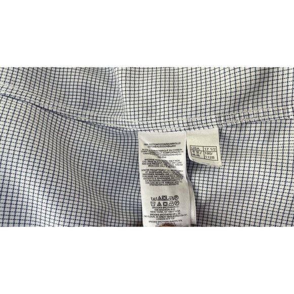 Brooks Brothers 1818 Long Sleeve Button Down Shirt Size 17 1/2-4/5 Non Iron - Picture 5 of 8
